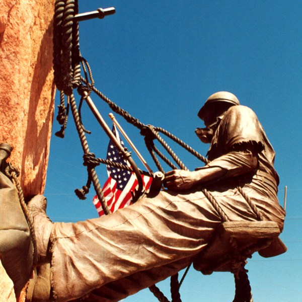 Hoover Dam Climber Statue